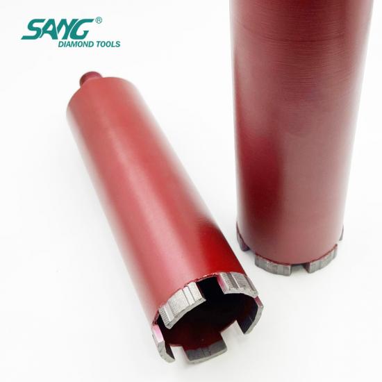 Laser welded turbo Arix diamond core drill bit for reinforced concrete
