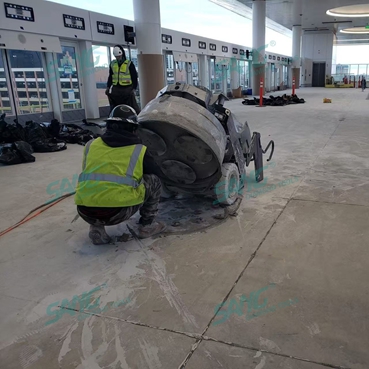 Perché gli appaltatori statunitensi scelgono le scarpe abrasive diamantate SANG per la levigatura dei pavimenti LAX